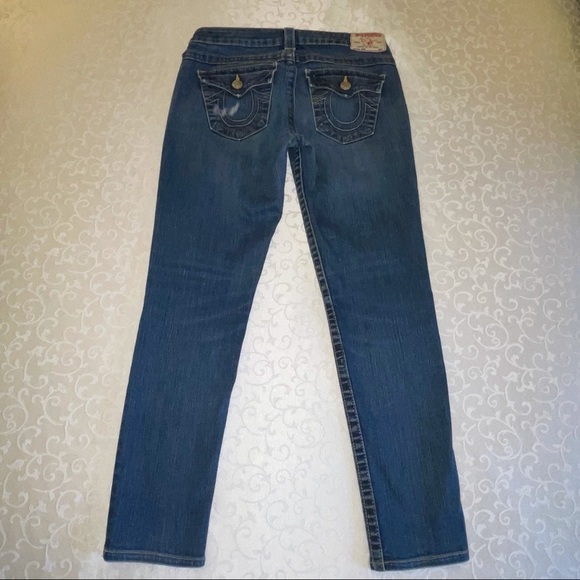 True Religion Jodie Slim Fit Skinny Low Rise Skinny Jeans - Picture 5 of 16